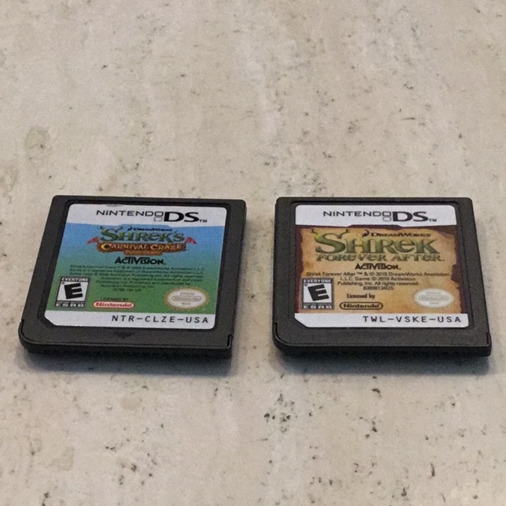 Shrek Carnival Craze Nintendo DS Game & Shrek Forever After Nintendo DS Games - Picture 9 of 10